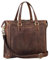 STILORD 'Claire' Sac Business Femme en Cuir Véritable 15 Pouces | Cartable | Sacoche pour Ordinateur Portable DIN A4 | Sac à Bandoulière et à Main pour Bureau, Couleur:Soria - Marron