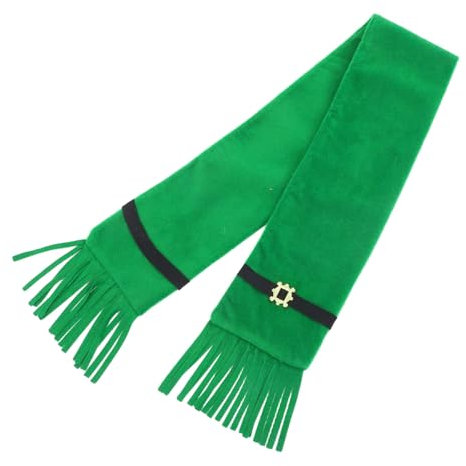 GAROZATION Dicker Warmer Irischer Schal Für Damen St. Patricks Day Party-schal Modisches Grünes Accessoire