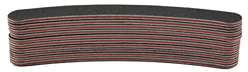 Qusedwey 10 Double Sided 100/180 Grit/Bana Na Curved Nail Files Uk Emery Board