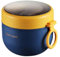 Fnfhsa Stainless Steel Vacuum Soup Cup - Portable Lunch Box with Spoon, Microwave Safe, Cute Design Blue