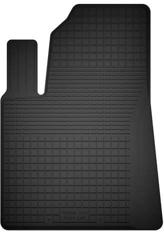 Wielganizator Gummimatte Fahrerseite passend für Ford Fiesta MK6 (2002-2010) Schrägheck | bessere Passform als universelle Matten | Schwarz | Hergestellt in Polen