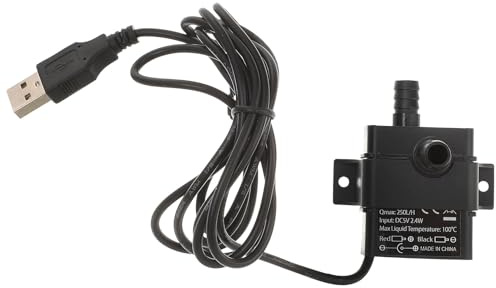 GARVALON Pompe à Eau Miniature Dc Silencieuse Pompe Submersible Polyvalente pour Aquarium Fontaine Refroidissement PC Eau pour Bassin et Élevage Poisson