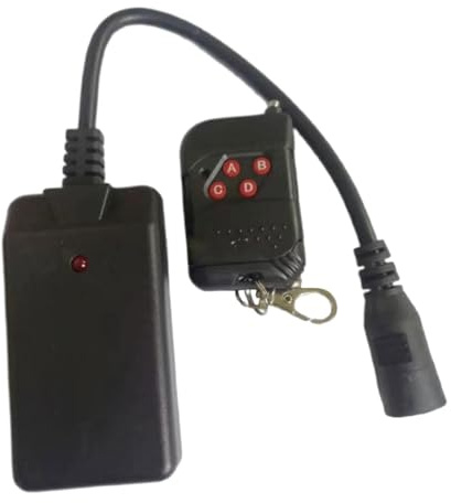 predolo Nebelmaschine Fernbedienung 3 Pin XLR Controller Ersatzteil Tanz Tischlampe Receiver Langlebiges PP Material für Bühnenbeleuchtung DJ Party