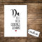 ilka parey wandtattoo-welt® A6 Postkarte Print mit Spruch Du bist mein Lieblingsgedanke pk01