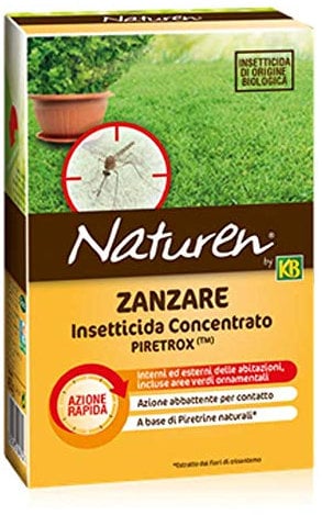 Insetticida concentrato 100% Naturale per Tutti i Tipi di zanzare Comune o Tigre 100ML