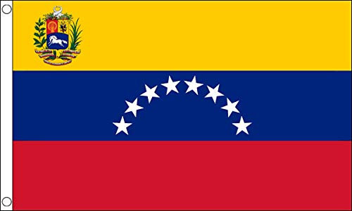 FlagSuperstore Flagge Venezuela, 152 x 91 cm, 100% Polyester mit Ösen
