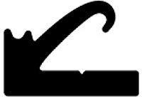 DIWARO. | Anschlagdichtung AS152 | grau | 5 Meter | TPE | Fensterdichtung für Aluminiumfenster, Kunststofffenster, Holzfenster. Montage an Außen- bzw. Innenseite von Fensterflügel und Fensterrahmen