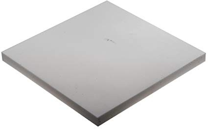 RS PRO Polytetrafluorethylen PTFE Kunststoffplatte, Weiß, 20 mm x 300mm x 300 mm / 2.21 g/cm³ bis 260 °C, Packung a 1 Stück