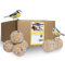 Lyra Pet® | 200 Premium Meisenknödel ohne Netz à 85 g | Energielieferant für Wildvögel | Mineralstoffhaltiges Wildvogelfutter | Kraftspendendes Fettfutter | Ganzjähriges, nährstoffreiches Vogelfutter