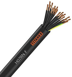 Titanex H07-RNF 2.5mm 18 Core Rubber Cable 100m