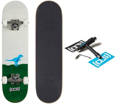[CCS] T-Rex Dinosaurier Skateboard Komplett 17,8 cm