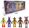 Puruuige FNAF Figuren, 5 Stück/Set, FNAF-Thema, fünf Nächte im Spiel, Actionfiguren, 18–20 cm, kann projizierbare Sicherheitsverletzungsfigur mit beweglichen Gelenken für Geburtstagsgeschenke und Fans