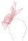Lurrose Bandeau Fascinateur Ampoule D'époque Fascinators Chapeau Bandeau Tea Party Années 1920 Bal Reine Casque Pour Événements Spéciaux Fête De Mariage (Rose) Pince Cheveux Goûter