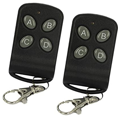 2 Stück 433 MHz Fernbedienung für Fernbedienungsschalter/Steckdosen/LEDs/Sound/Elektrische Türen 433 MHz 1527 wasserdichte Fernbedienung 12 V