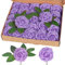 homEdge Künstliche Rosen, Schaumstoff-Blumen mit Stiel, für Heimdekoration, Hochzeitssträuße, Party, Zerterstücke, Jubiläen, Flieder, 25 Stück