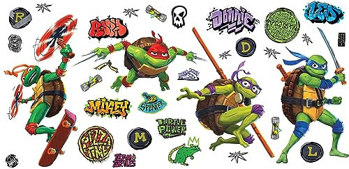 Tortues Ninja Sticker, repositionierbar