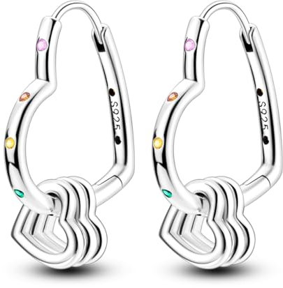 Parmuz Creolen aus 925er-Sterlingsilber für Damen Schmetterling groß, klein, Huggie, verschiedene hypoallergene, modische, trendige Ohrringe, Schmuck für Geburtstagsfeier