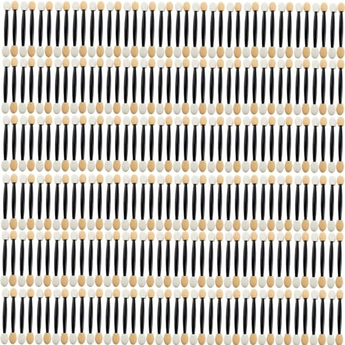 RONYOUNG 202PCS 3 Inch Disposable Eyeshadow Brushes, Sponge Makeup Applicators Dual Sides
