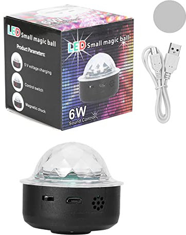 Ejoyous Batteria Spot LED RGB Ricaricabile Tramite USB, Lampada Musicale Ricaricabile da 400 MAh, Illuminazione per Vetrina con Cambio Colore, Lampada Musicale Ricaricabile con Magnete