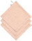 LÄSSIG Baby Musselin Waschlappen 3er Set/Muslin/Terry Washcloth Set 3 pcs Dots Peach Rose