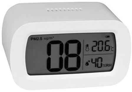 Monitor de calidad de aire interior - Medición de CO2, PM2.5 y temperatura - Control y mejora de la ventilación y salud ambiental.