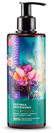 VIANEK Protein-Spülung für strapaziertes Haar 300 ml – Haarspülung Vegan, Regenerierend, Feuchtigkeitsspendend, für brüchiges Haar