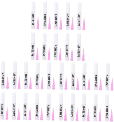 BESPORTBLE 30pcs Pet Adhesive Glue Protectors Easy to Apply Safe Gel Nail Covers for Pets Pointed Design Prevents Scratching and Destructive Behavior