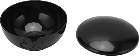 Tyenaza Yarn Bowl with Lid Plastic Glossy Surface Exquisite Texture Keep Clean Knitting Bowl for Crochet Wool Ball
