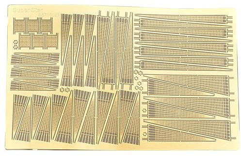 Model Ship Etching 1/700 Scale Precision Etched Ship Model Ladder Set Soft Ladders & Ropes For DIY Assembly And Upgrades