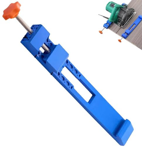 Guide de base réglable pour machine de découpe, guide de scie circulaire, pince de positionnement pour coupe de précision