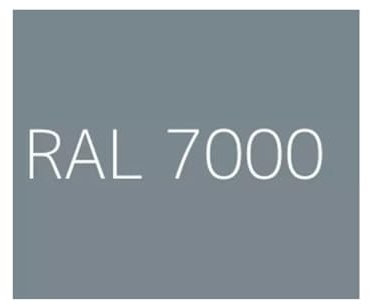 Resina epoxi coloreada para suelos, 1,2 kg (Ral 7000) bicomponente de alta resistencia y acabado profesional para interiores locales, industriales, tiendas, piscinas (Epocoat)
