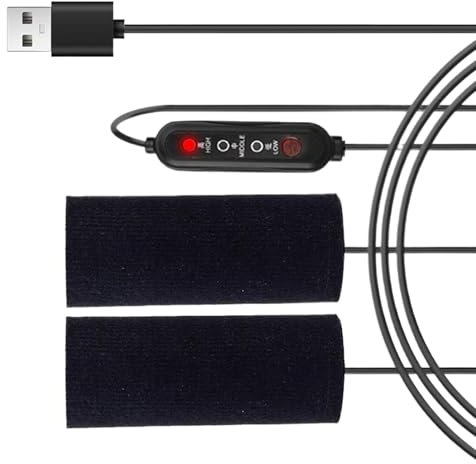 Tuxxjzm Poignées chauffe-mains de moto | Manchons chauffants alimentés par USB pour VTT, moto 5 V pour vélo, scooter, VTT