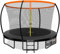 KESSER® Trampolin Ø 305cm | TÜV Rheinland GS Zertifiziert | Gartentrampolin Kindertrampolin bis 150 kg | Komplettset mit Sicherheitsnetz, Leiter, Randabdeckung & Zubehör