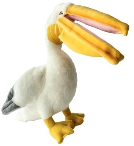 SMJWH Realistisches Krähen-Plüschtier, Stoffvogel, dunkler Rabe, weiche Kuschelpuppe, Geschenk for und Erwachsene