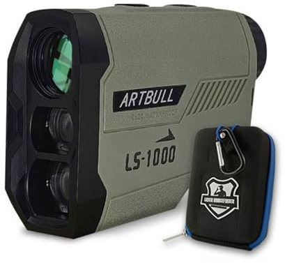 URPIZY Golf-Entfernungsmesser mit Flag-Lock und Neigungsfunktion, 6x650 YD, ±1 YD Genauigkeit, für Golf, Jagd, monokular, inkl. Tasche und Reinigungstuch