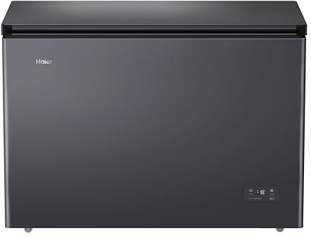 Haier Free Standing Chest Freezer, 1 Door, Total No Frost, E Class, 300L Total Capacity, Dark Inox 120x62x96.5cm - HCE300NFEK