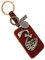 Boowhol-Porte-clés en cuir de cygne de bronze à la main créative porte-clés haut de gamme voiture pendentif chaîne bijoux
