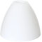 ORION LIGHTSTYLE Glas Lampenschirm Lampenglas Ersatzglas für Fassung E14 Lochmaß ø 30mm Kegelform, Opal Weiß