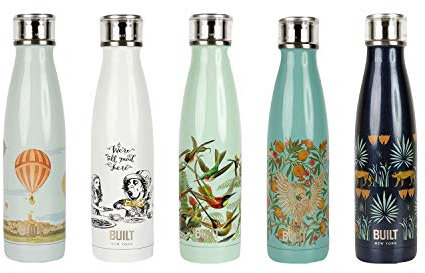 BUILT Perfect Seal Borraccia/Thermos Isolato a Tenuta Stagna, Acciaio Inox, 480 ml