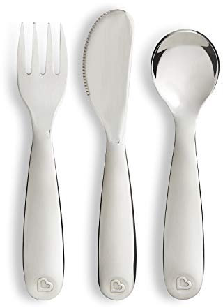 Munchkin Set de 3 Couverts en Inox Polish