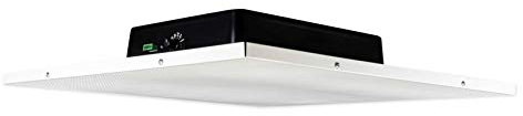 Rockville DCS8T 70V Commercial 2x2 Drop Ceiling Tile Speaker, Multi-Tap 1.5-10W, 8 Driver, 30W RMS 8 Ohm, 105 Degree Dispersion, for Offices and Businesses