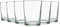 Nicola Spring Meknes Recycelte Glas Trinkgläser - 215ml - Klar - Pack Von 6