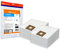 Invest - Lot de 20 sacs d'aspirateur de rechange, sacs filtrants compatibles avec ROWENTA : ZR003901, ZR 0041, RO 5253OA, RO 524321, RO 5227, RO 1855, Compacteo RO 1700-1799 - Blanc
