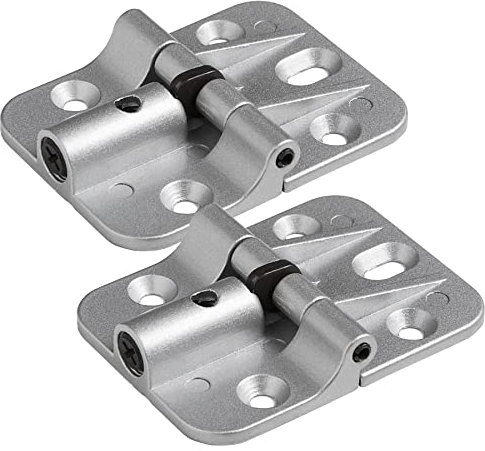 2 Stück Falttürscharnier 60 x 45 mm Öffnungswinkel 180° Klapptürbeschlag Falttürbeschlag Scharnier von SOTECH