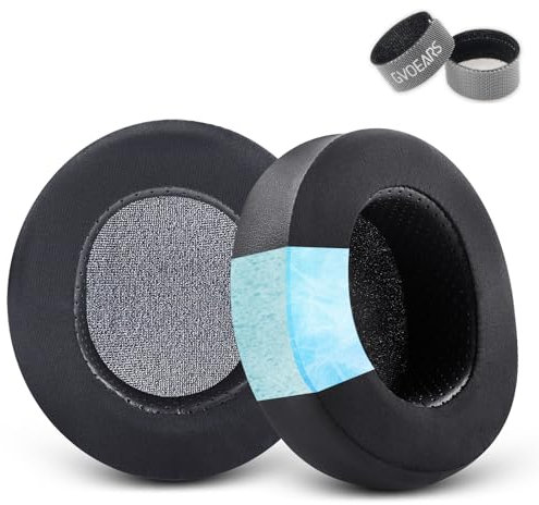GVOEARS Cooling Gel Replacement Ear Pads Cushions for Steelseries Arctis 1/3/5/7/7X/9/9X/Pro/Prime/Xbox (Do Not Fit Any Arctis Nova) Wireless Headset, Earpads with High-Density Foam Ice Silk Fabric