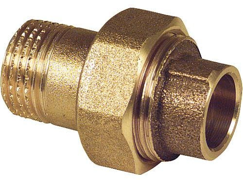 Raccordo a saldare in ottone rosso Raccordo vite con rete maschio tipo 4341g 12 x 1/2 WG906