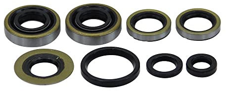 Wellendichtring Satz Motor kompatibel mit Sachs 50/3 Pedalstart Motor (15mm KW)