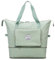 Groß Sporttasche für Herren und Damen Faltbare Reisetasche with Fixed Shoulder Strap Crossbody Bag Travel Bag with Wet Bag Lightweight Waterproof Travel Handbag (Grün)
