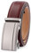 guvoosm Gürtel Herren,Leder Automatik Gürtel Für Herren Business Anzug -3,5cm Breite-800-125-Brown 6033
