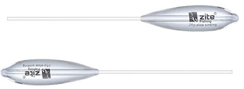 Zite Fishing Sbirolino Posen 2er-Set | 25g Spirolinos Forellen-Angeln Langsam Sinkend | Schwimmer für Forellenköder wie Forellenteig und Trout Spoons